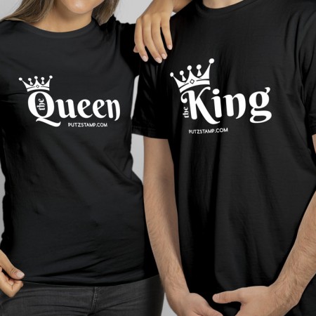 T-SHIRT “King and Queen” (para ela e para ele)