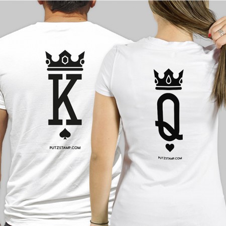 T-shirt “KING OF SPADES, QUEEN OF HEARTS”
