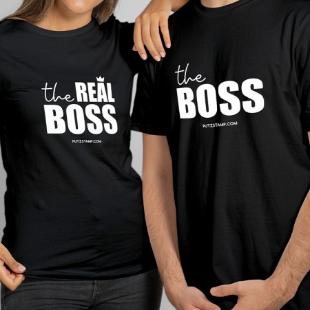 T-SHIRT “The boss” (para ela e para ele)