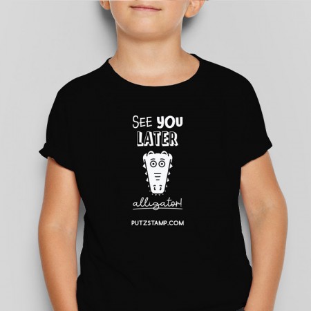 T-SHIRT criança “See you later alligator”