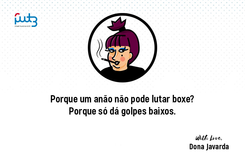 Porque um anão não pode lutar boxe?