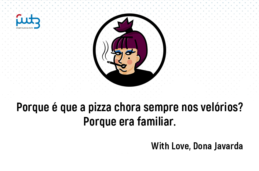 Pizza chora sempre nos velórios