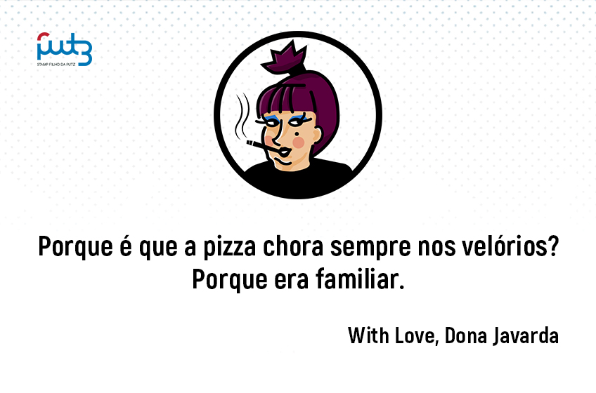 Pizza chora sempre nos velórios