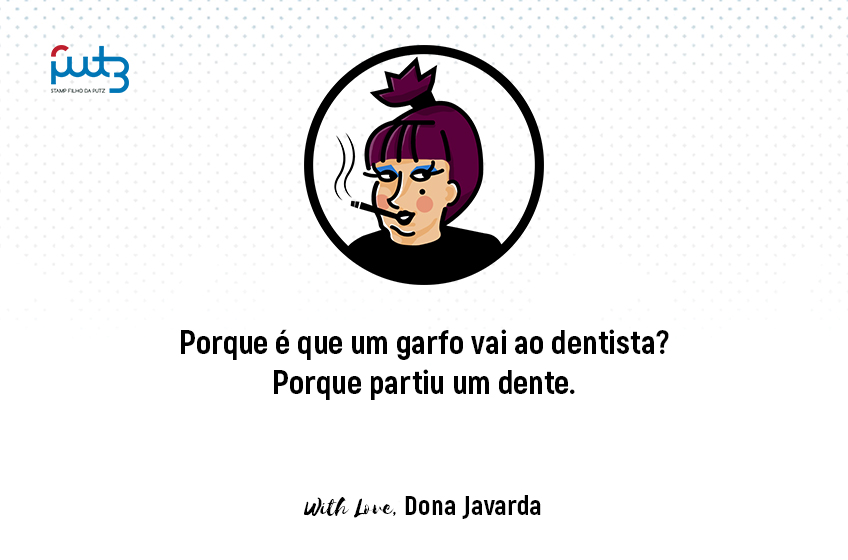 Porque é que um garfo vai ao dentista?