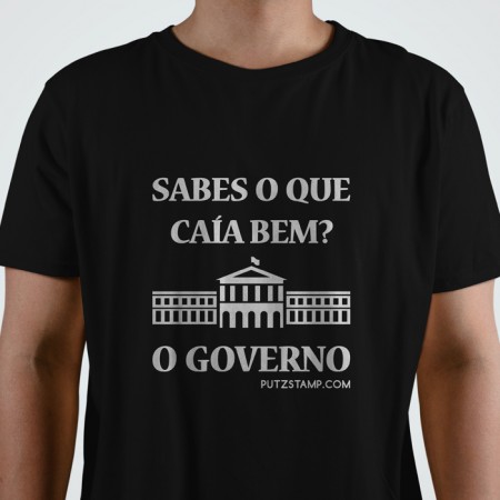 T-SHIRT homem “Caía Bem o Governo”