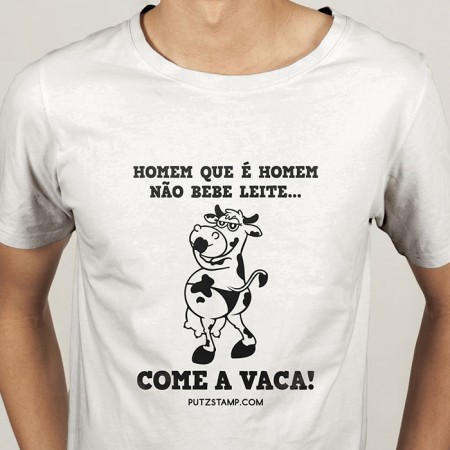 T-SHIRT homem “come a Vaca”