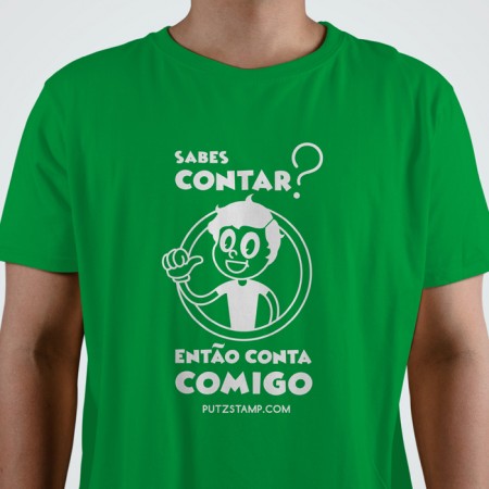 T-SHIRT homem “Conta Comigo”
