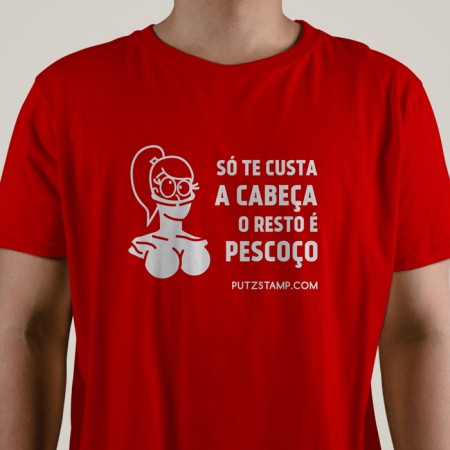 T-SHIRT homem “Só te Custa a Cabeça”