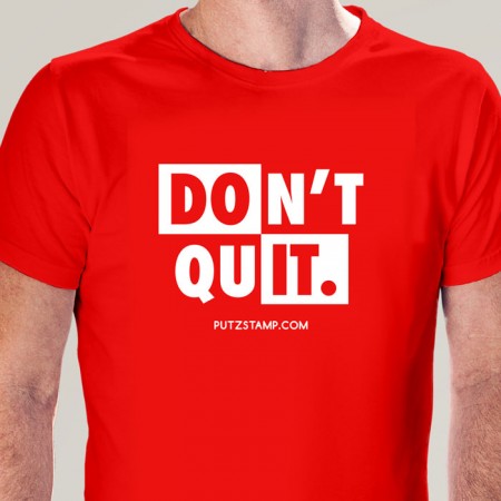 T-SHIRT homem “DON'T QUIT”