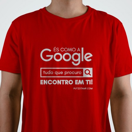 T-SHIRT homem “És como a Google”