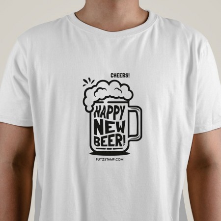 T-SHIRT homem “Happy New Beer!”