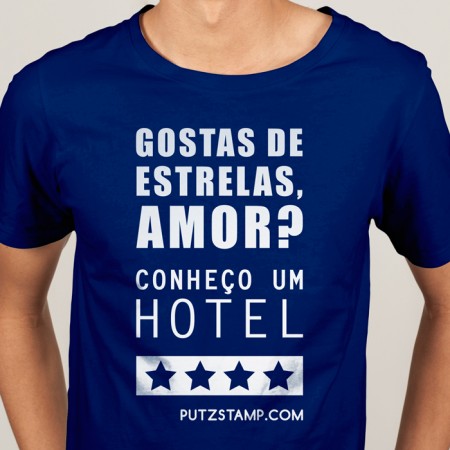 T-SHIRT homem “Gostas de Estrelas Amor”