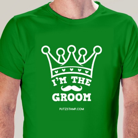 T-SHIRT homem “I'm the Groom”