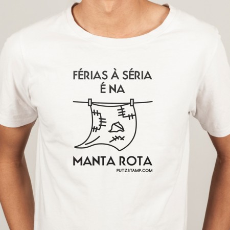 T-SHIRT homem “Férias na Manta Rota”