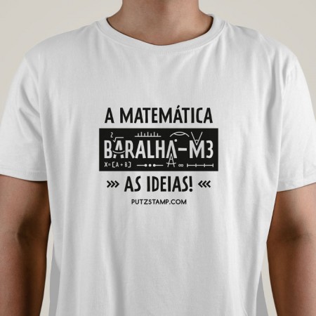 T-SHIRT homem “a Matemática Baralha-me”