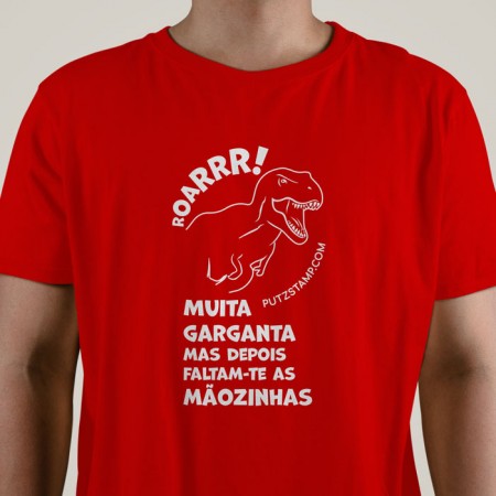 T-SHIRT homem “Muita Garganta”