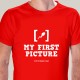 T-SHIRT homem “My First Picture”