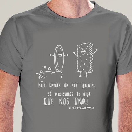 T-SHIRT homem “Não Temos de ser Iguais”