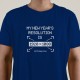 T-SHIRT homem “New Year's Resolutions”