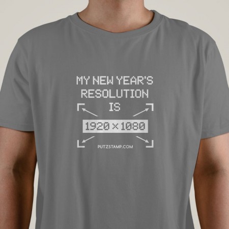 T-SHIRT homem “New Year's Resolutions”