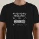 T-SHIRT homem “New Year's Resolutions”