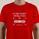 T-SHIRT homem “New Year's Resolutions”