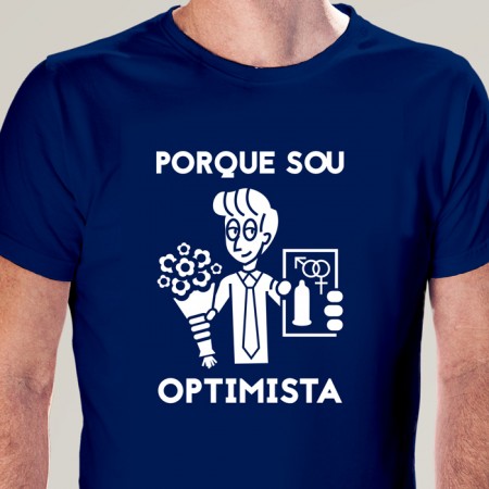 T-SHIRT homem “Porque sou Optimista”