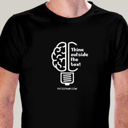 T-SHIRT homem “Think Outside the Box”