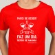 T-SHIRT homem “Parei de Beber”