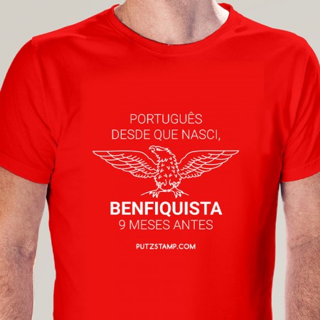 T-SHIRT homem “Português Benfiquista”