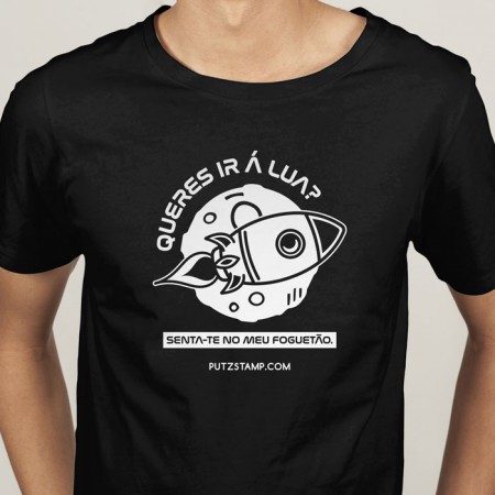 T-SHIRT homem “Queres ir à Lua”