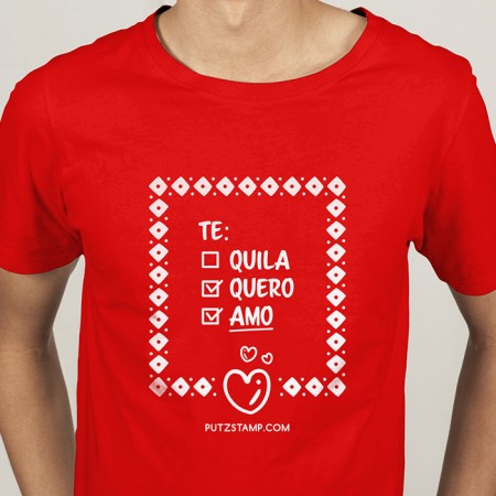 T-SHIRT homem “TE AMO”