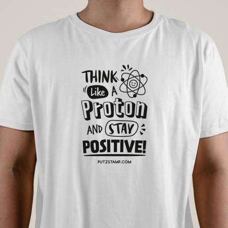 T-SHIRT homem “Think like a Proton”