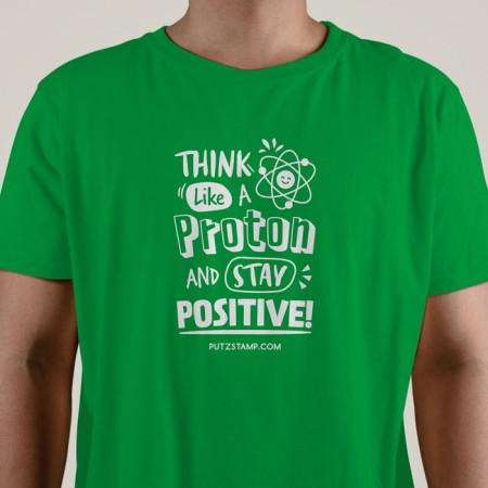 T-SHIRT OUTLET Homem “Think like a Proton”