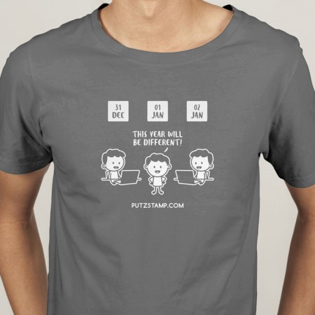 T-SHIRT homem “This Year will be Different!”