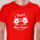 T-SHIRT homem “Toast to the New Year!”