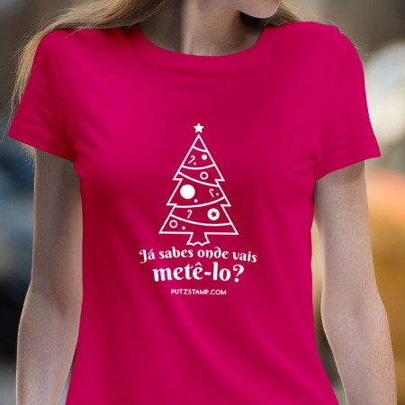 T-SHIRT senhora “Árvore de Natal”
