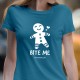 T-SHIRT senhora “Bite me”