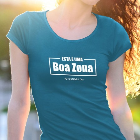 T-SHIRT senhora “Boa Zona”