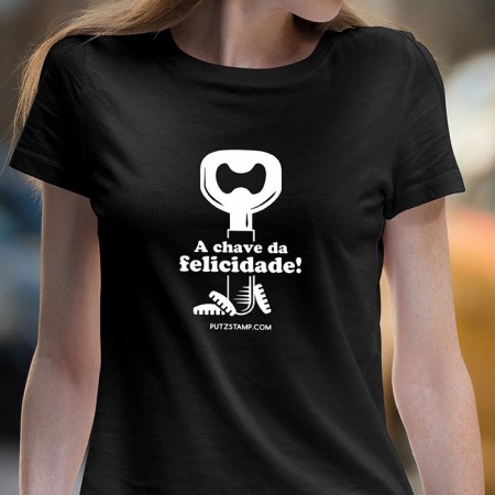 T-SHIRT senhora “Chave da Felicidade”