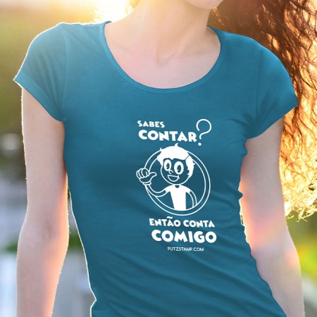 T-SHIRT senhora “Conta Comigo”