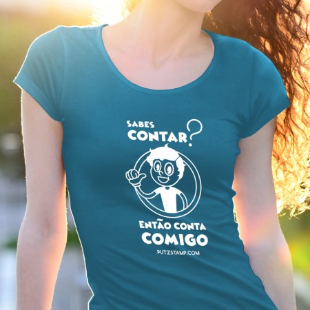 T-SHIRT senhora “Conta Comigo”