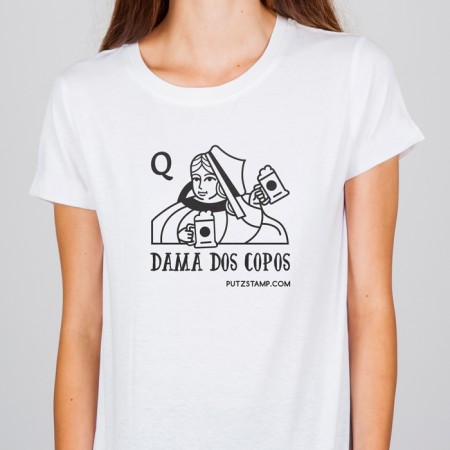 T-SHIRT senhora “Dama dos Copos”