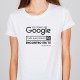 T-SHIRT senhora “És como a Google”