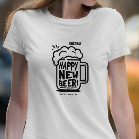 T-SHIRT senhora “Happy New Beer!”