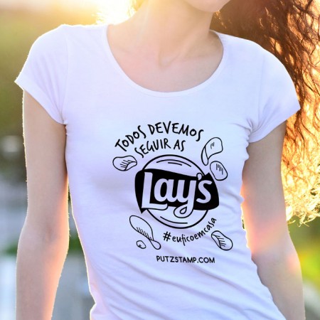 T-SHIRT senhora “Seguir as Lay's”