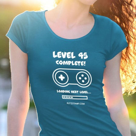 T-SHIRT senhora “LEVEL COMPLETE”