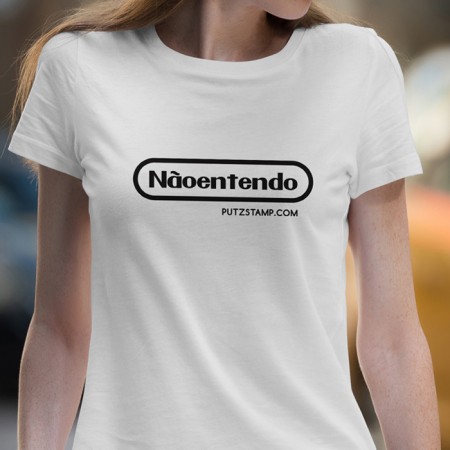 T-SHIRT senhora “Não Entendo”