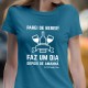 T-SHIRT senhora “Parei de Beber”