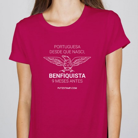 T-SHIRT senhora “Portuguesa Benfiquista”